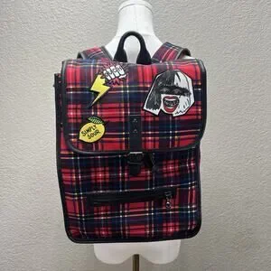 Disney | Bags | Disney Backpack Cruella De Vil Red Plaid  display picture 2